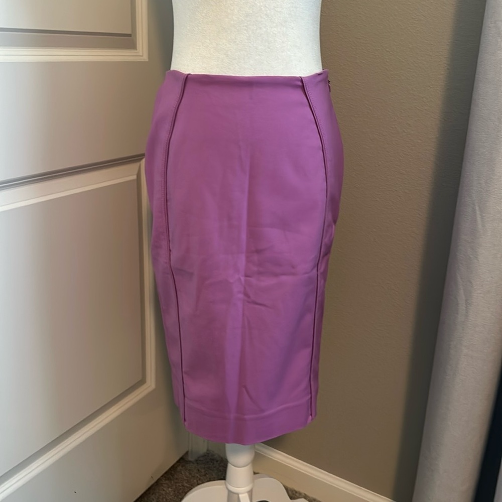 NWOT White House Black Market Skirt, Lilac/Periwinkle Purple Color, Size 4